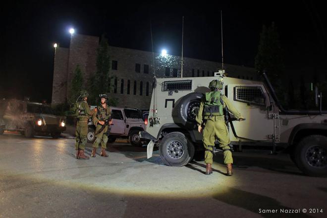 Israeli forces storm Birzeit University campus